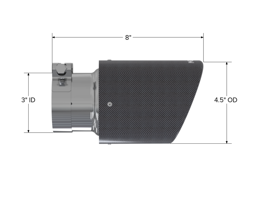 MBRP Exhaust 4.5" OD Dual Wall Angled Tip