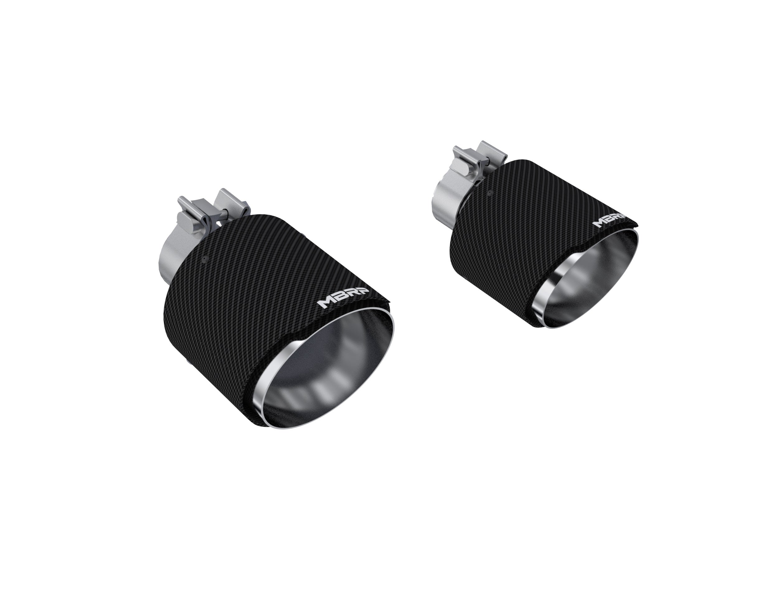 MBRP Exhaust Tip T5202CF 5in OD Out 2.125in ID 7.25in Length Dual Wall Carbon Fiber.